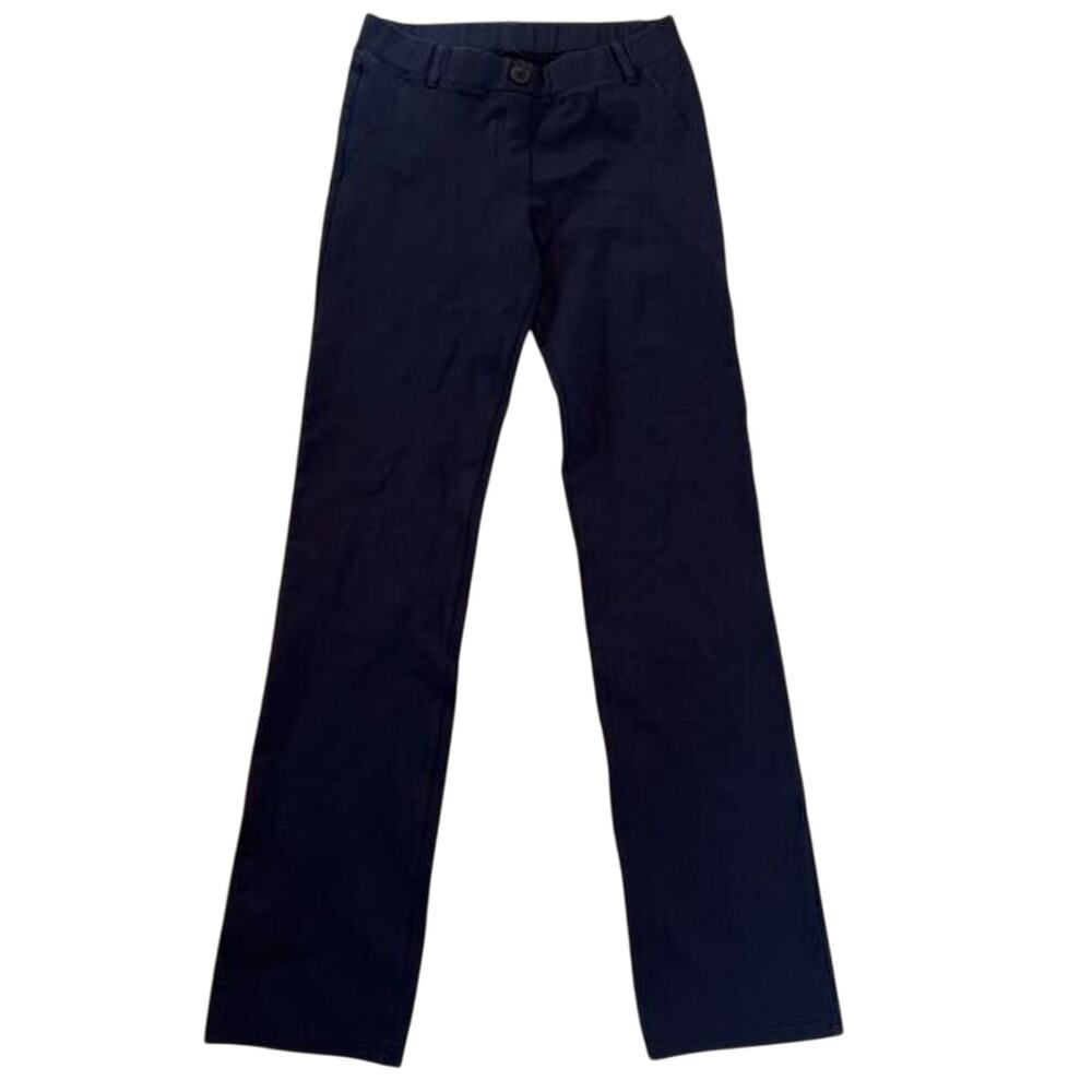 Womens Small Navy Betabrand Pants Sz Small Stretch skinny slim pull on 4-6